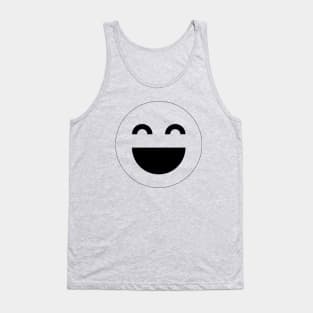 Laugh emoticon Vector. Tank Top